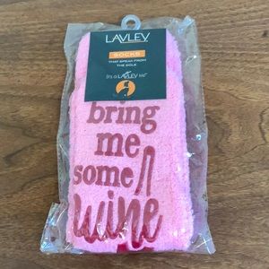 NWT Cozy Socks for Wine Lover